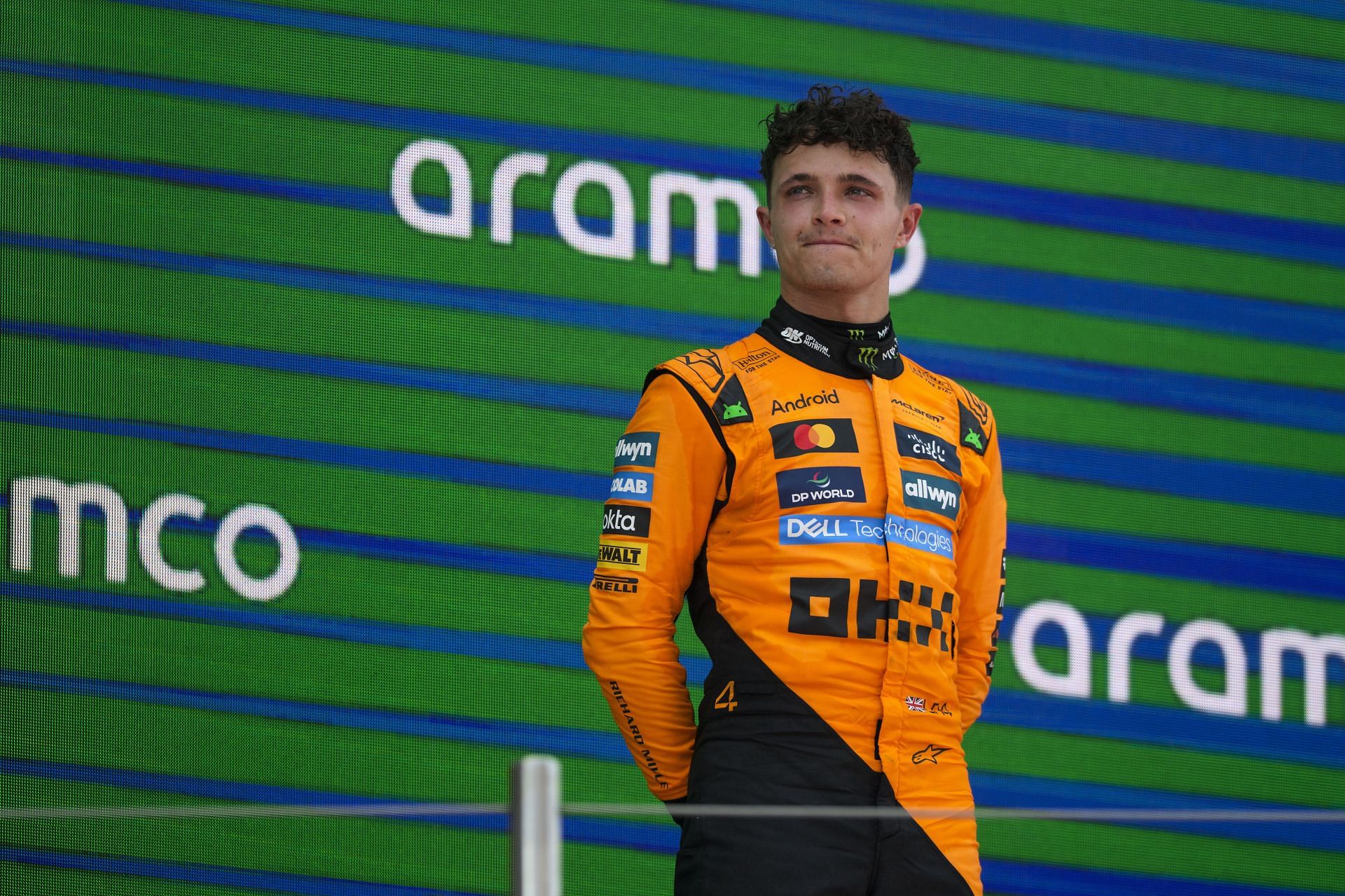 Lando Norris at F1 Grand Prix of Spain - Source: Getty